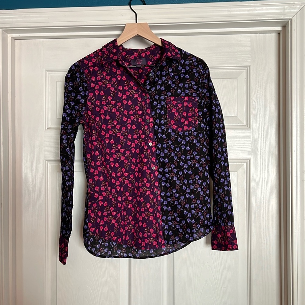 J. Crew Liberty print button down
